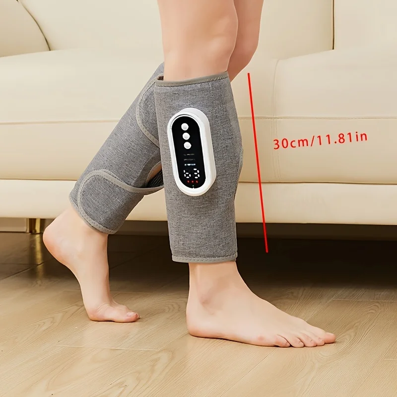 LINGTENG 2 Leg Massagers for Both Calves, with Heating and Air Compression Functions, Wireless Calf Massager with 3 Modes and 3 Intensity Levels, Great for Muscles, Perfect Gift for Christmas, Mother's Day, and Father's Day