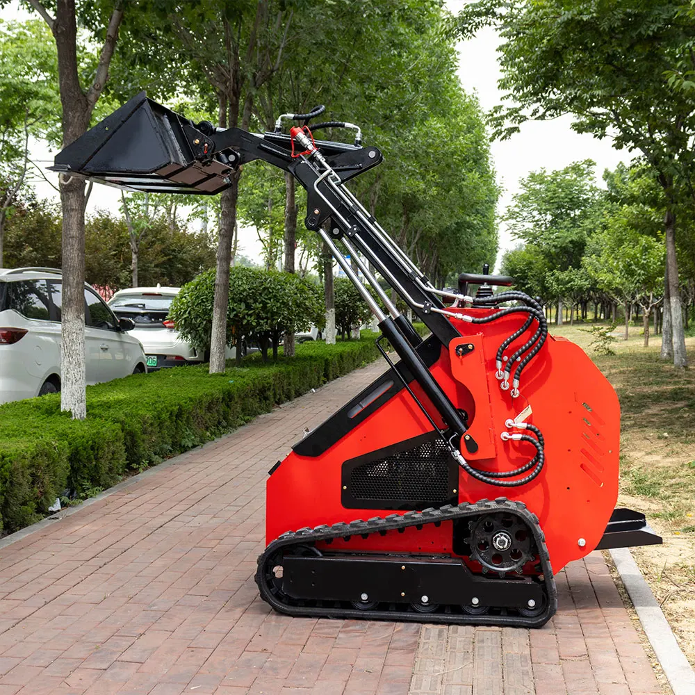 

Powered Mini Skid Steer Loader with Grip Clip, High-performance, Compact Design, Suitable for Snow Shoveling，CE/EPA Attestation