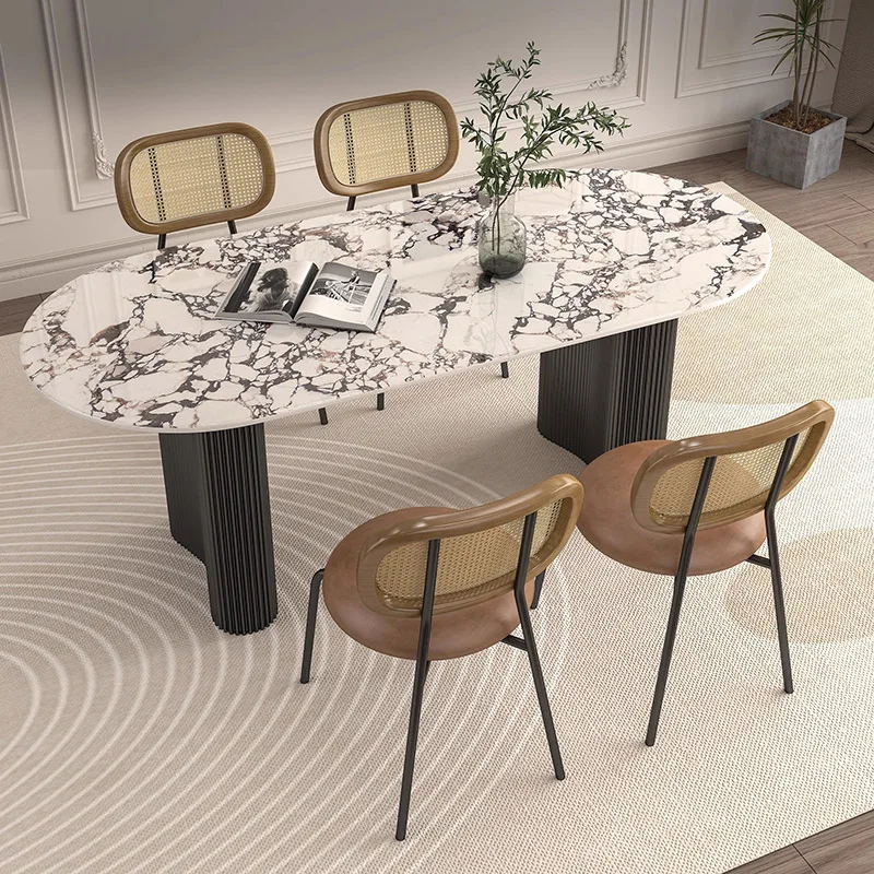 Mesa De Comedor De cocina De mármol, restaurante, pasillo, oficina, mesa De Comedor De diseño, maquillaje, Mesas De Comedor De lujo, muebles para sala De estar