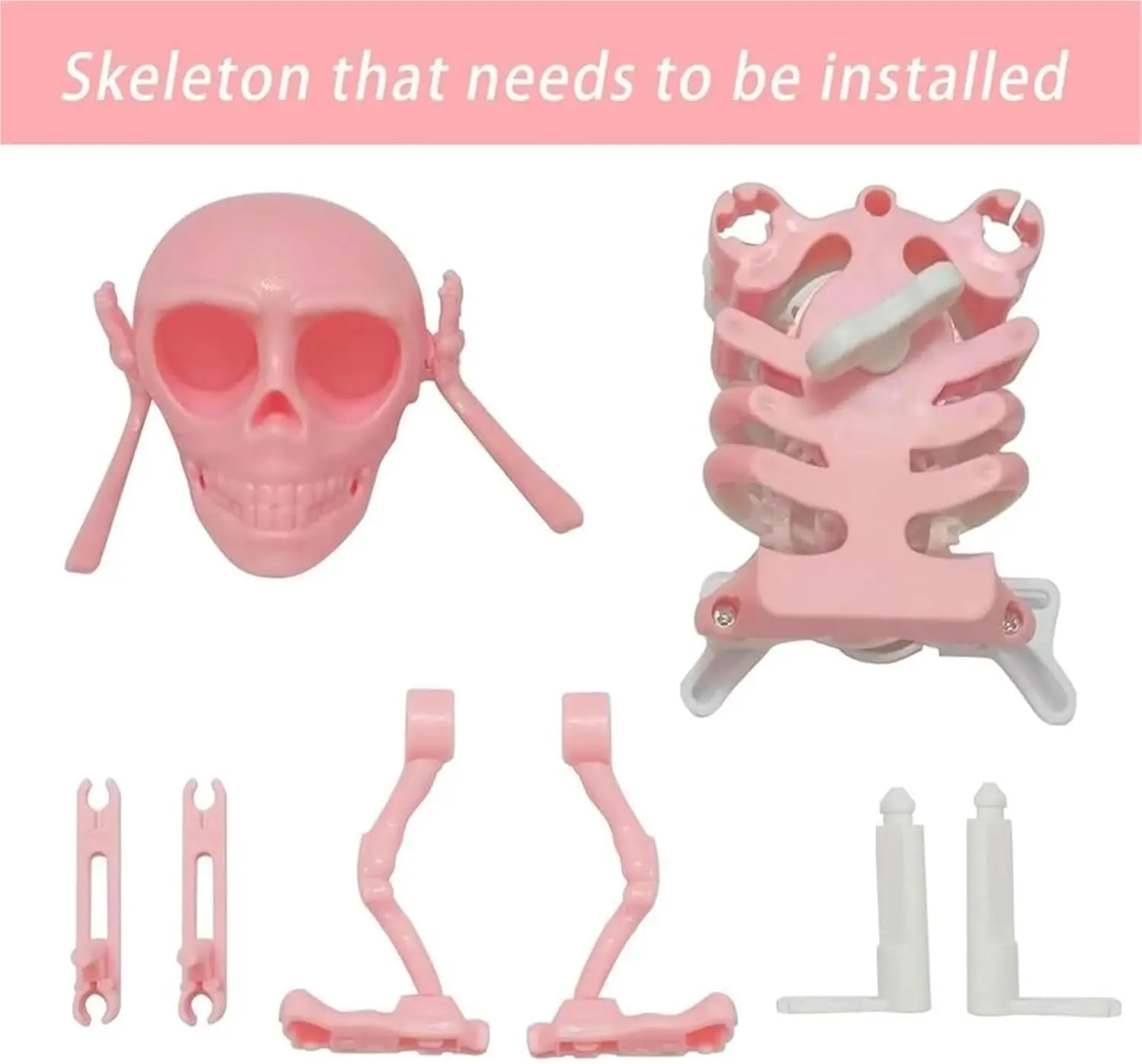 Midnight Bone Rave! Halloween Wind-Up Skeleton Toy, Hypnotic Swinging Dance for Spooky Party Scenes