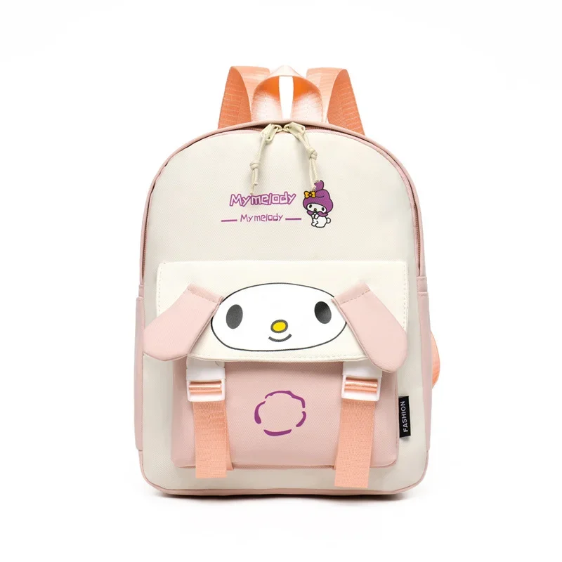 Sanurgente Melody Cartoon Sac à dos léger pour enfants, grande capacité, imprimé, étanche, sac d'école pour étudiants, garçons et filles