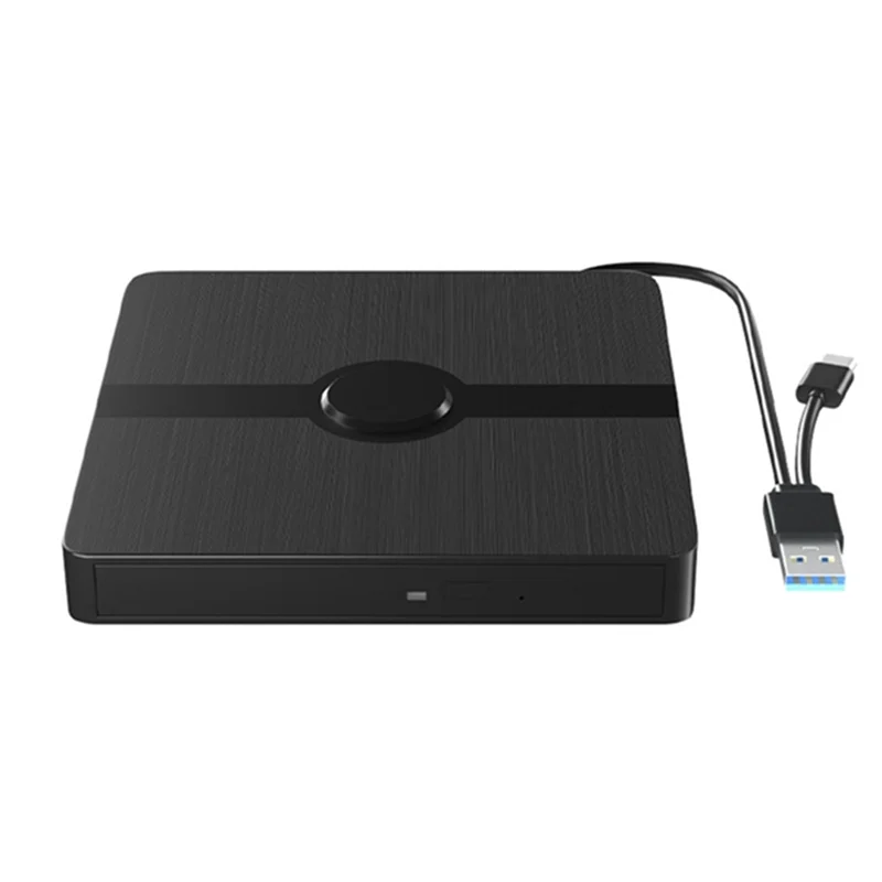 B04B-External DVD Drive USB 3.0 Portable Optical Drives CD DVD Burner Player Reader For Laptop