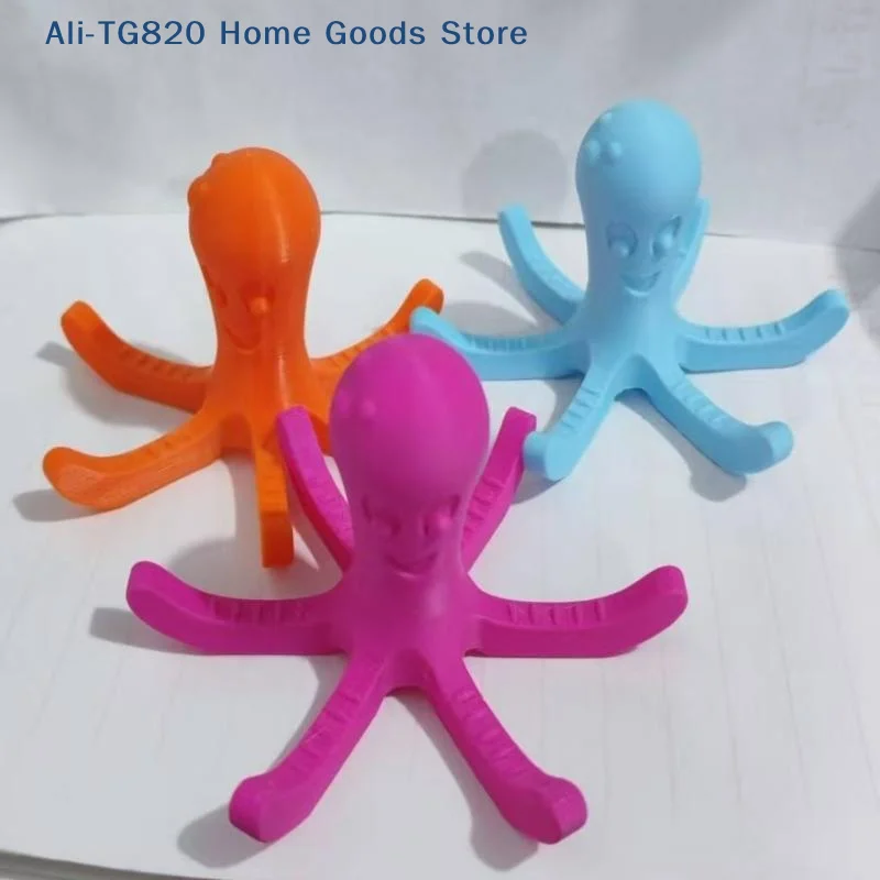 [TG820]1Pcs 3D Printed Octopus-shaped Standalone Water Bottle Drying Rack Enhanced Drying Efficiency For Various Cup