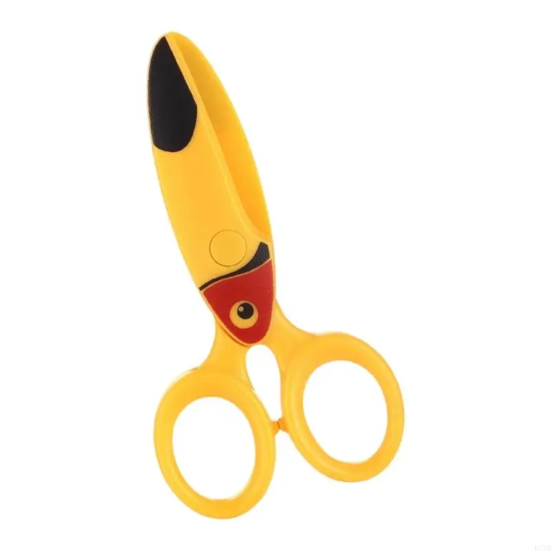 D7yy Plastic Ciseaux en plastique Easy Grip Handle Children Children Safety Cissers for Craft Project School Supply Art