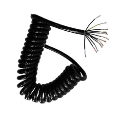 PU spring cable wire 12 core 15 20 18 17 awg stretch 1 2 3 4 5 6 7 8 9 10 meters spiral telescopic wire POWER CABLE