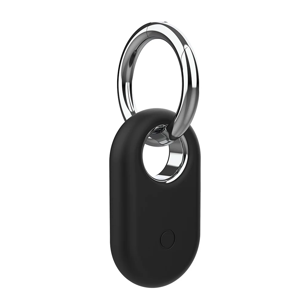 Silicone Case Protective Case Shockproof Soft Protective Sleeve Skin Cover Waterproof with Keychain for Samsung Galaxy SmartTag2