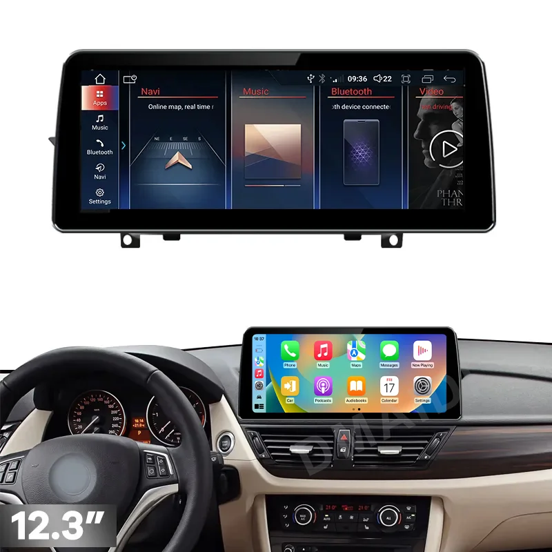 Wireless CarPlay 10.25 Inch Car Radio For BMW X1 E84 F48 2009 - 2017 CIC 4G Multimedia Player Android Auto 2 Din GPS Touch Video