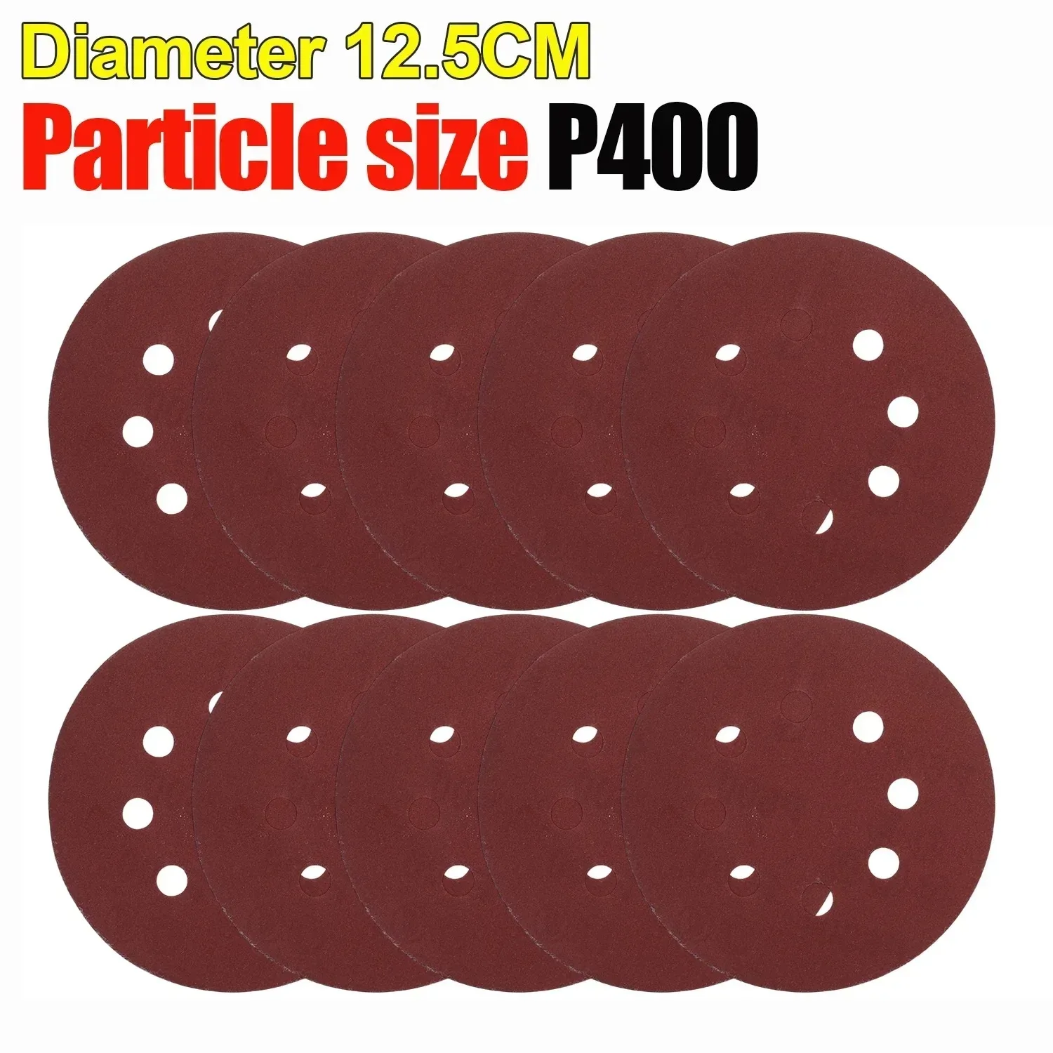 Universelle 8-Loch Schleifscheiben 125mm Schleifpapier für Metall Holz Glas Schleifer Polierpads Heimwerker Schleifwerkzeuge 40~3000 Körnung