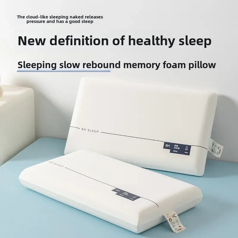 Memory Foam Pillows for Neck Pain Relief, Dual Core Side Back Stomach Cervical Pillow with Ergonomic, Slow Rebound Pillows Soft