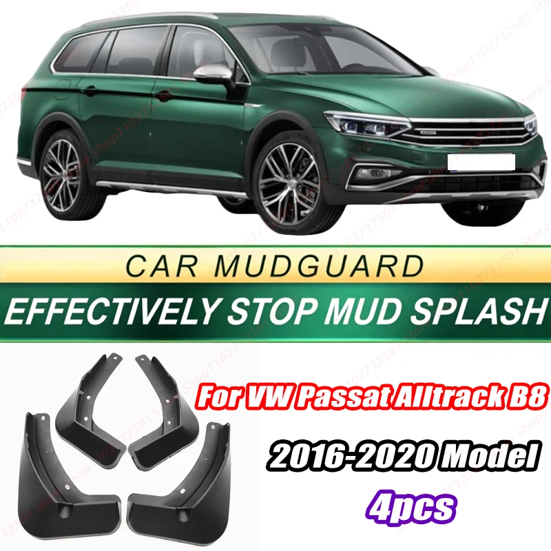 For VW Passat Alltrack B8 2016-2020 Model 4PCS Front Rear Mud Flaps Splash Guards Fender Mudguards Auto Accessories