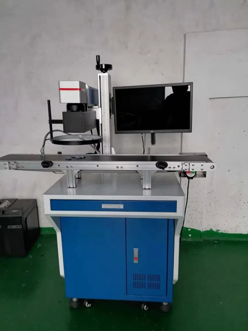 20W 30W 50W 100W CCD Camera Visual Positioning Automatic Focus Fiber Laser Marking Hine