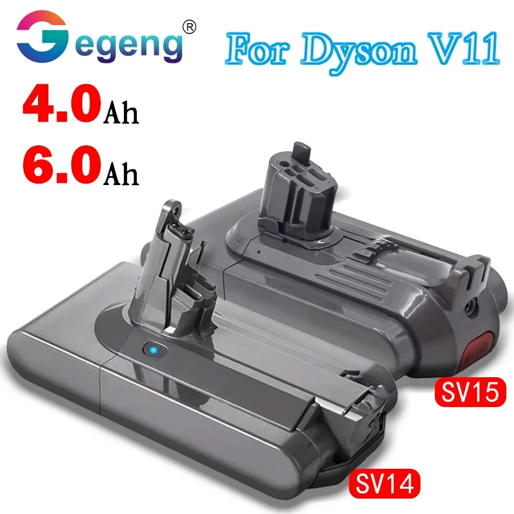 

25.2V 6.0Ah Li-ion Battery For Dyson SV14 SV15 Vacuum Cleaners Fluffy SV15 V11 Absolute Extra V11 Absolute V11 Animal 970145-02