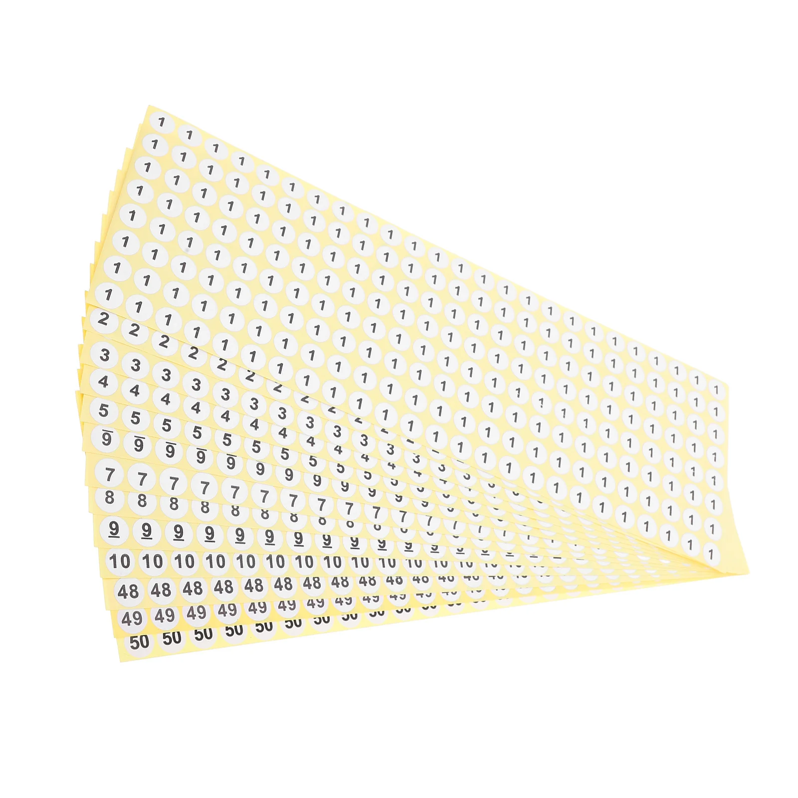 Number Stickers Round Digital Labels For Organization Classification Marking Numbered Stickers Office Classroom Home