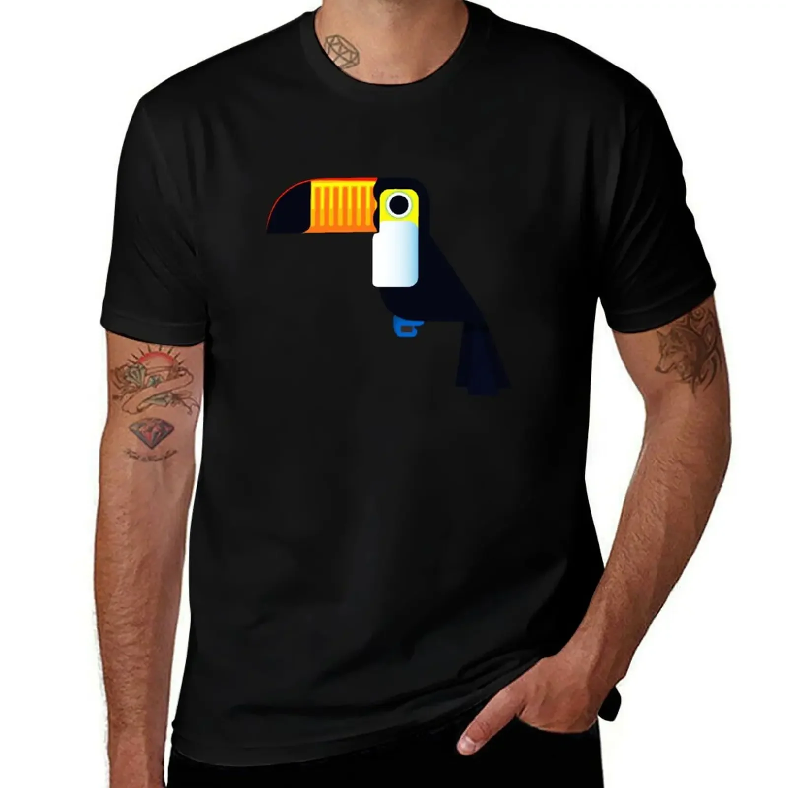 Toucan T-Shirt sports fans Short sleeve tee customs blacks t shirts for men graphic