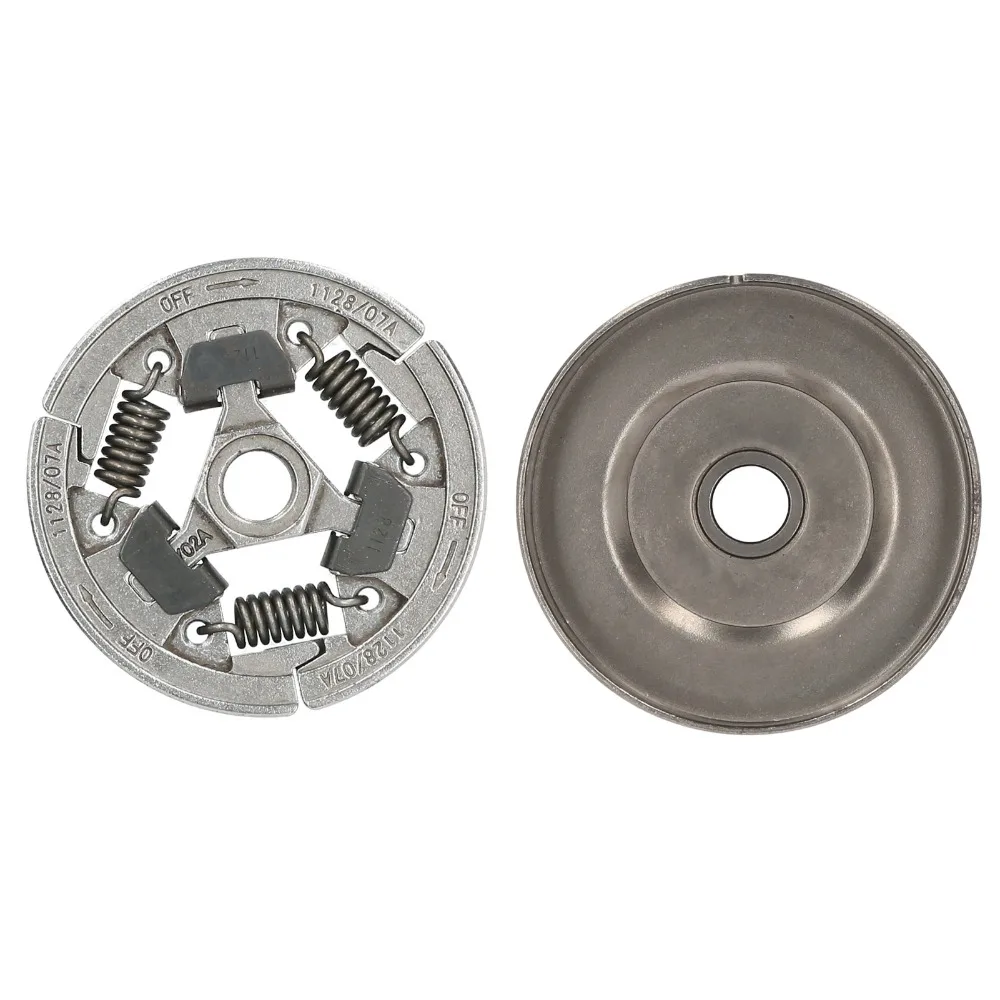 Silver Clutch Drum Sprocket Kit Round Compact Chain Drive Sprocket Kit Easy to Install Iron for Stihl MS391 MS311