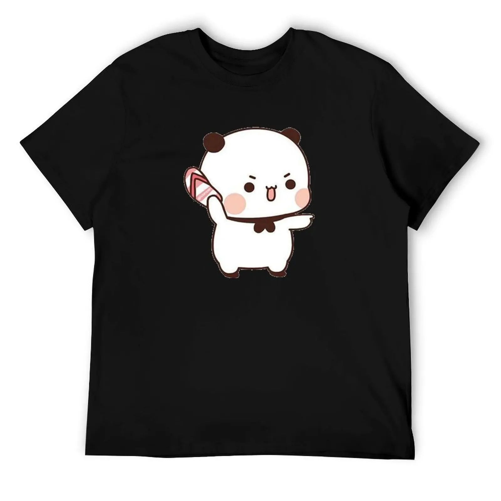 

Cute Bubu is Throwing Flip-flops At Dudu Since He Teases Bubu T-Shirt t shirt personalised t shirts for man pack white T-Shirt