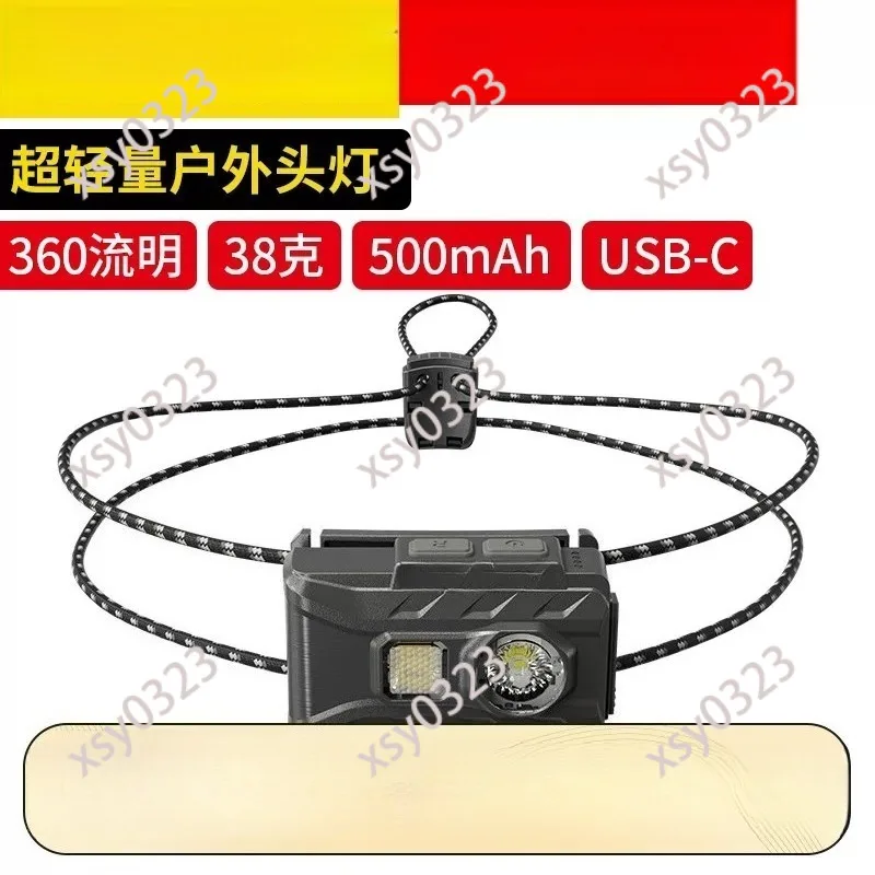 Ultra Lightweight Outdoor Headlamp for Trail Running Night Running Light