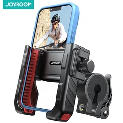 Joyroom Universal Motorcycle Phone Holder Half Enclosure Design Bike Bicycle Phone Mount Quick Lock For iPhone 4.7