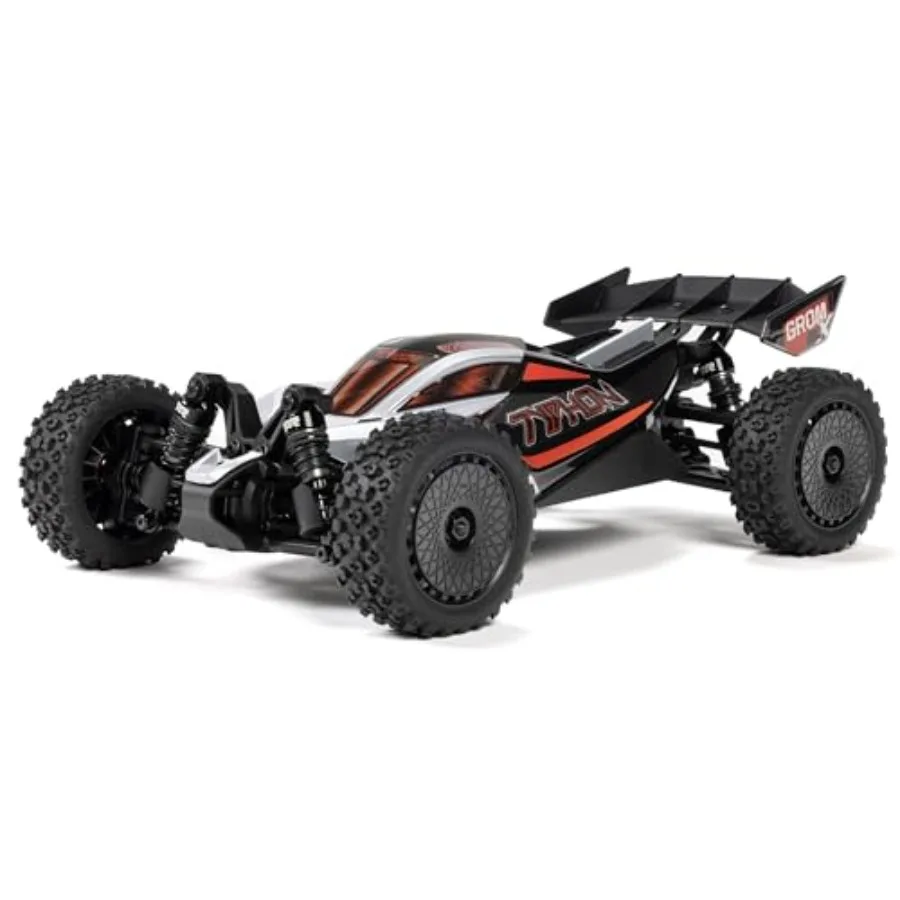 

Радиоуправляемая машинка RC Car Typhon GROM 4X4 223S BLX BRUSHLESS, мини-багги, готовая к запуску (RTR), серебристая, DSC с ARA2306T1