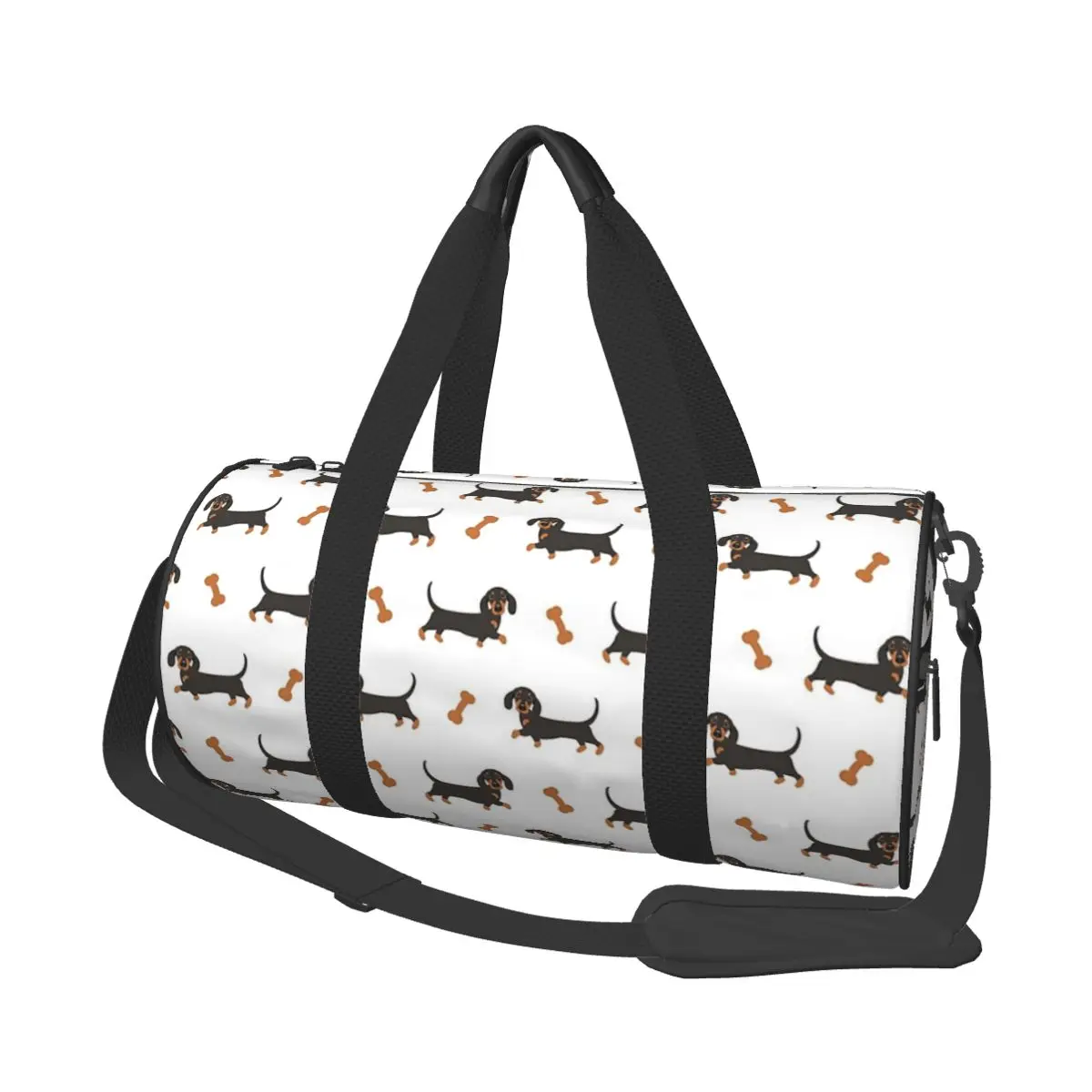 

Black And Tan Dachshund Sausage Dog Large Duffle Gym Bag Multi-Functional Duffle Travel Bags Handbags Fitness bag