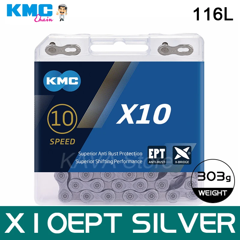KMC Anti-rost Bike Kette X8/X9EPT/X10EPT/X11EPTMTB Rennrad Kette Für FUCHS Spezialisiert Dahon merida TREK Riesen SCOTT Cannondale – Detail 5