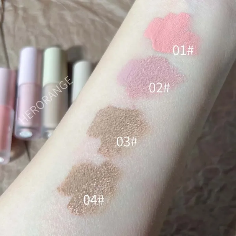 Nude Brown Liquid Eyeshadow Stick Matte Natural Cheek Contour Shadow Blush Pigment Cosmetic Tools Eye Shadow Cream Korean Makeup