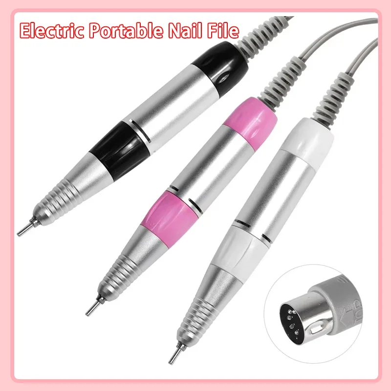 35000 دورة في الدقيقة 5 دبابيس الكهربائية مسمار الحفر آلة مقبض قبضة باديكير استبدال القلم مانيكير الجمال أداة ABE التبعي #1