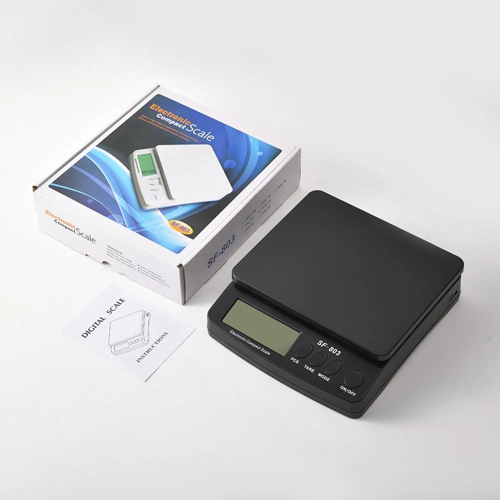 

30kg/1g Food Kitchen Scale with Easy To Read LCD Backlit Display Desktop Large Weighing Range Kitchen Scale Digital Scale