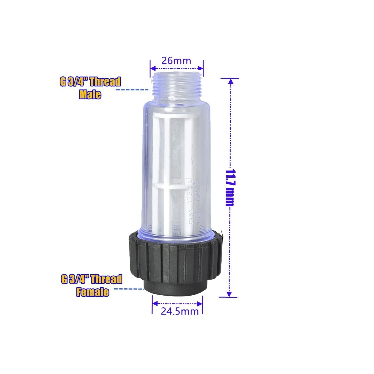 Inlet Water Filter G 3/4\