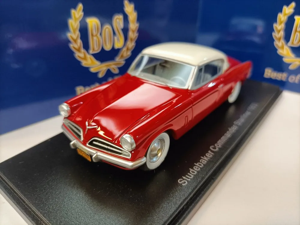 Bos 1:43 For Studebaker Commander 1953 Classic Cars Limited Edition Resin Metal Static Car Model Toy Gift