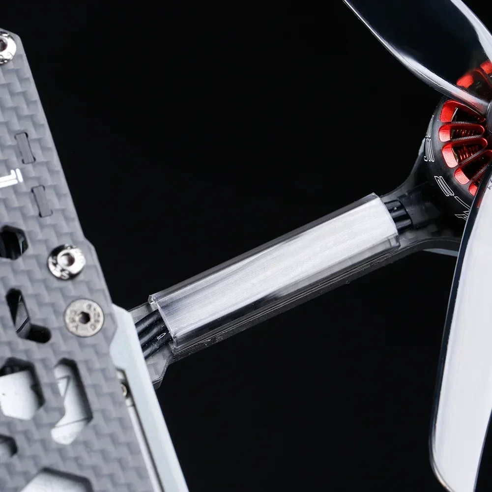 10 Uds IFlight tubo de protección de cable de Motor 16X5mm 24,5X5mm 40X5mm 43X10mm 50X10mm 65X10mm 90X10mm para Drones de carreras RC FPV