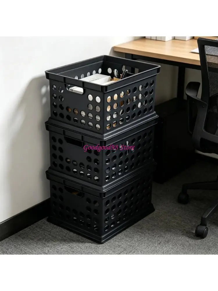 Versatile Stackable ABS Plastic Bin Suitable For Organizing Books Writing Supplies And Items