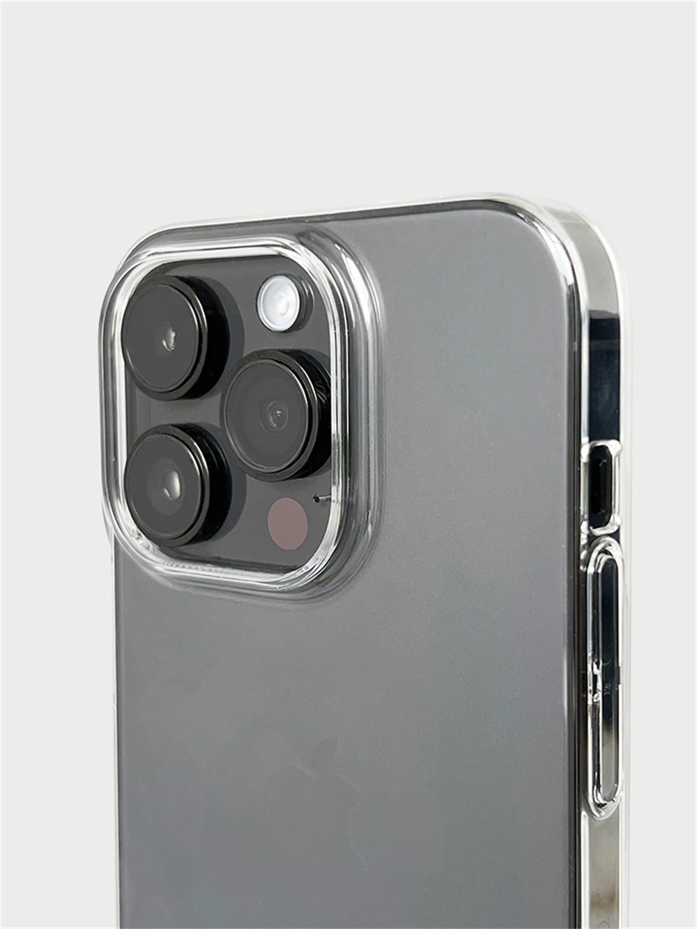 0,7 mm ultradünne, sandgestrahlte, mattierte Hart-PC-Hülle für iPhone 18 17 16 Pro Max 15 14 Plus 13 12, einfache transparente Abdeckung – Detail 3