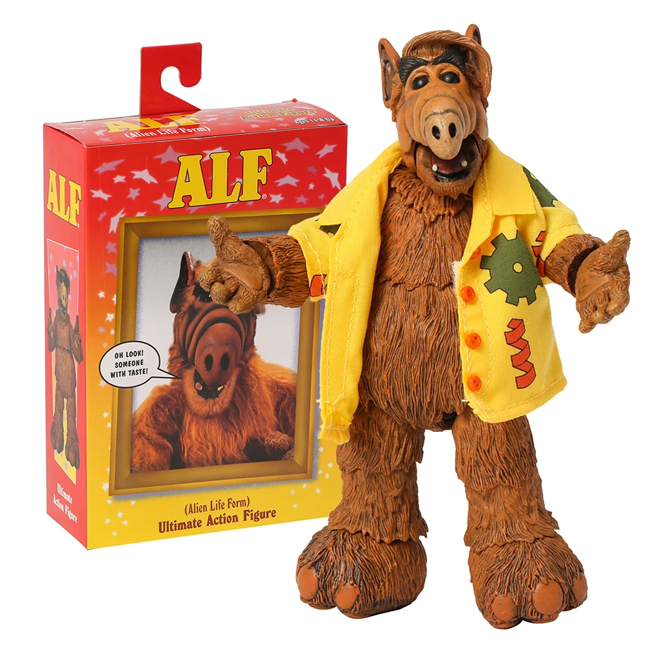 

NECA Alf Ultimate 7-дюймовая масштабная экшн-фигурка, фигурка, модель, украшение, ПВХ игрушка