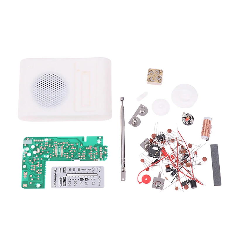 CF210SP AM/FM Stereo Radio Kit DIY Electronic Assemble Set Kit For Learner DropShip DIY Laboratory Portable FM AM Radio DIY Part