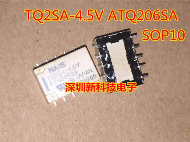 

Free shipping NAIS TQ2SA-4.5V ATQ206SA SOP10 5PCS Please leave a comment