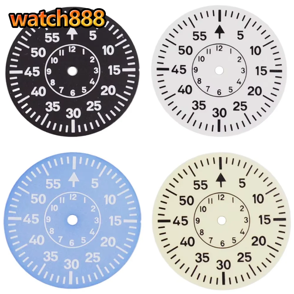 29 مللي متر أزرق/أبيض/أصفر/أسود ساعة الطلب الأخضر مضيئة صالح NH35 NH36 ETA2836 2824 PT5000 ST2130 ميوتا 8205 8215 أجزاء الحركة #1