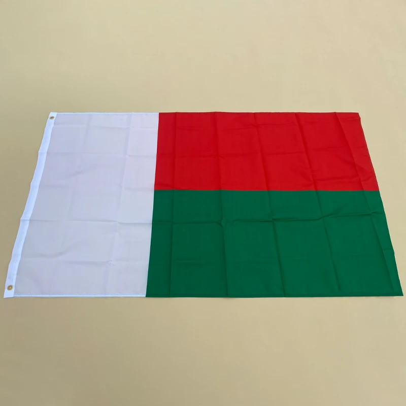 

Eoodlove FLAG 90X150CM Madagascar Republic Flag Hanging Polyester Outdoor Interior Decoration Activity Flag