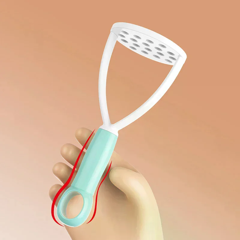 Kitchen Portable Manual Potato Masher Food Grade Plastic Carrot Pumpkin Mud Press Machine Fruit Vegetable Tool
