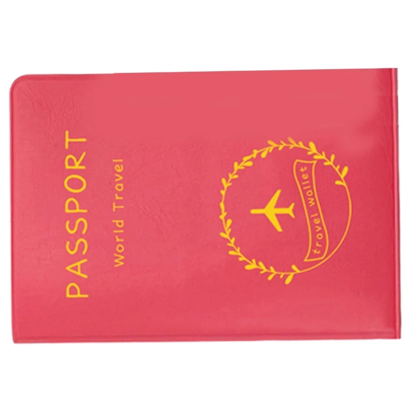 กระเป๋าใส่บัตรเครดิต PU Passport Wallet อันทันสมัยพกพาสะดวกสำหรับการเดินทางบ่อยครั้ง