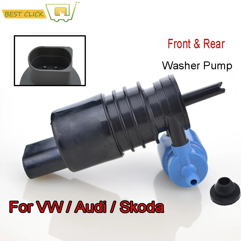 Misma Front Rear Windscreen Washer Pump For VW Polo Passat B5 B6 Golf Plus Fox Touran Touareg Lupo Caddy Sharan Tiguan Scirocco