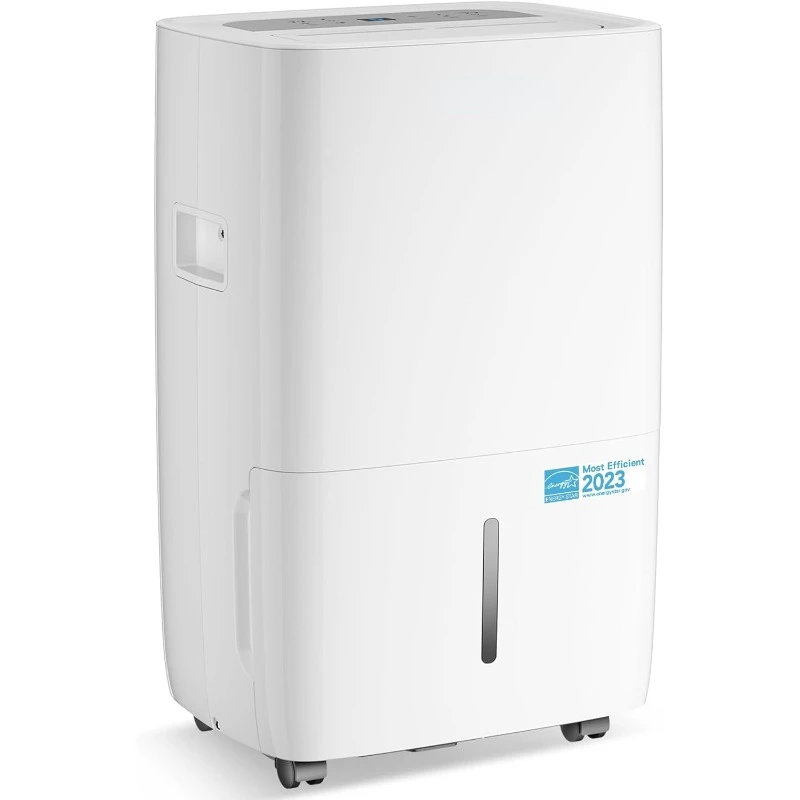 

80 Pints Energy Star Dehumidifier for Spaces up to 5,000 Sq. Ft at Home, in Basements and Large Rooms with Drain Hose and 1.14