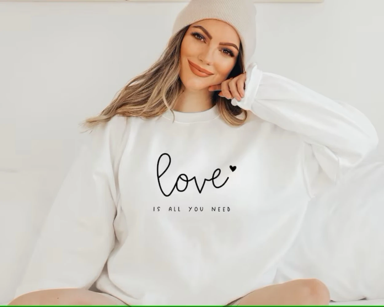 

Love is All You Need Valentines Shirt Be Mine Pullover Top Valentines Day Heart Love Sweatshirt Gift for Valentine