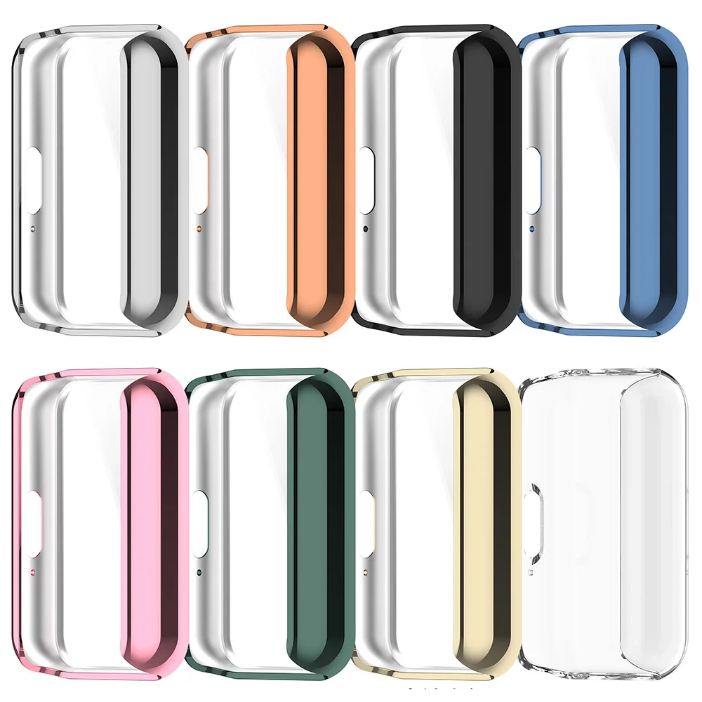 Casing pelindung TPU lembut untuk Samsung Galaxy Fit 3 aksesori penutup bumper pelindung layar cakupan penuh