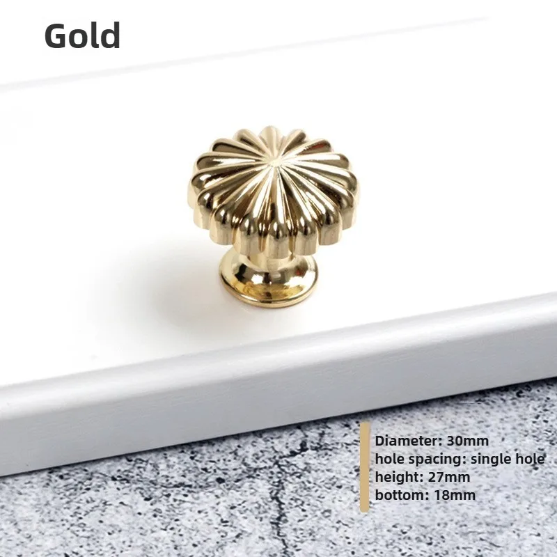 3 Stück Minimalistische Schubladenknöpfe im Europäischen Stil aus Massivem Aluminiumlegierung, DIY-Ziehgriff, Klassischer Luxus-Schubladenknopf, Schranktürgriff – Detail 7