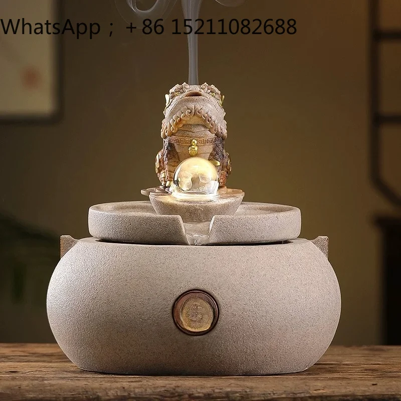 LLY will have money immediately, Pixiu ornament, living room desktop decoration creative cycle to attract wealth and give gifts