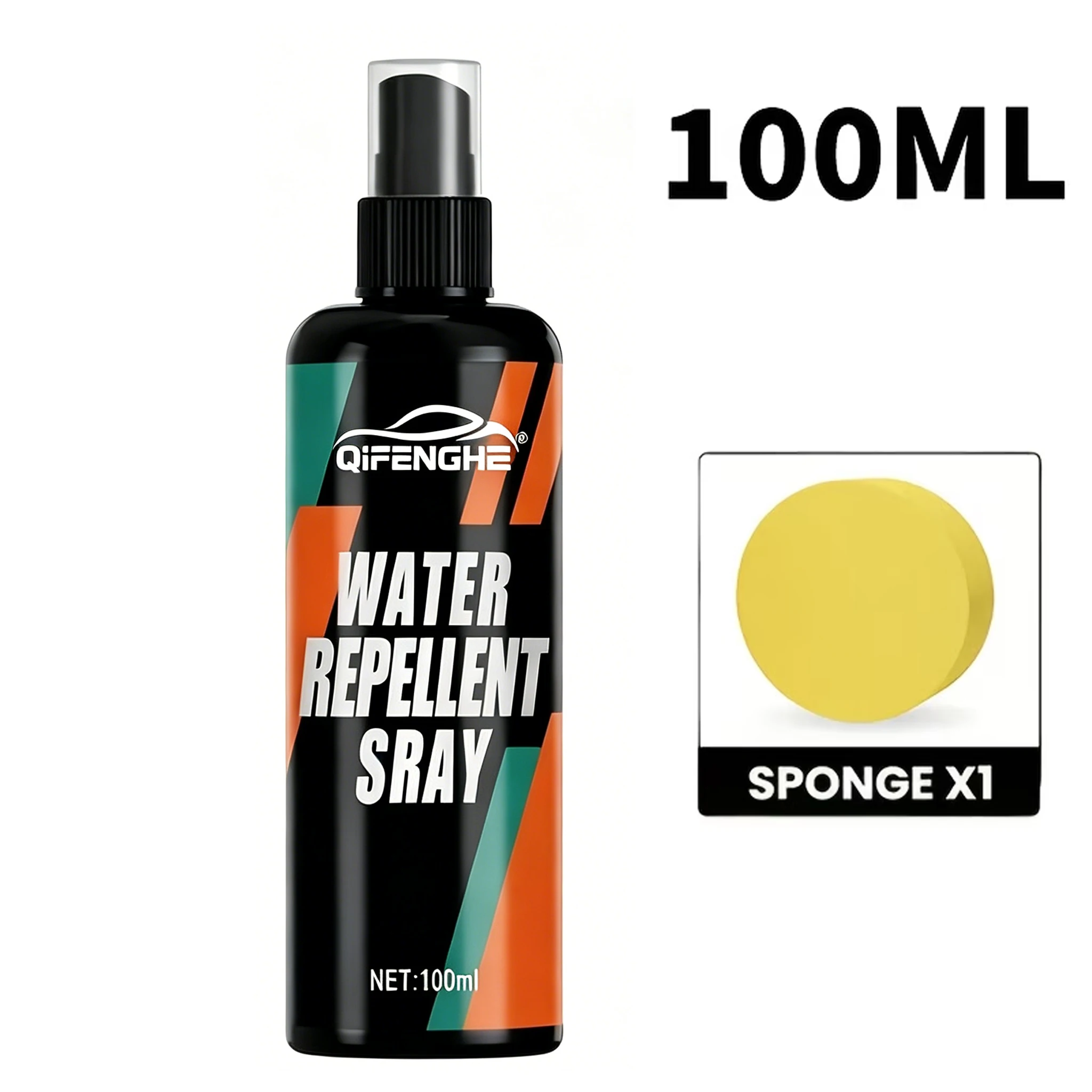 3.38oz Windshield Anti-Fog Spray, Glass Oil Film Remover, Hydrophobic Rain Repellent Coating, Car Window Wiper Accessory for Aut