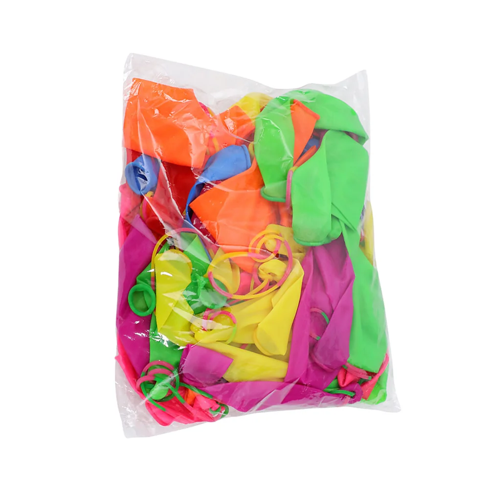 

50 Pcs Pat The Ball Balloons ' Party Round Hand Emulsion Punch Plaything