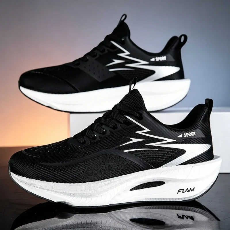 

Running Shoes Speciality Men Marathon Sports Carbon Board Breathable Ultralight Women Comfy Athletic Cushion Stability Sneakers