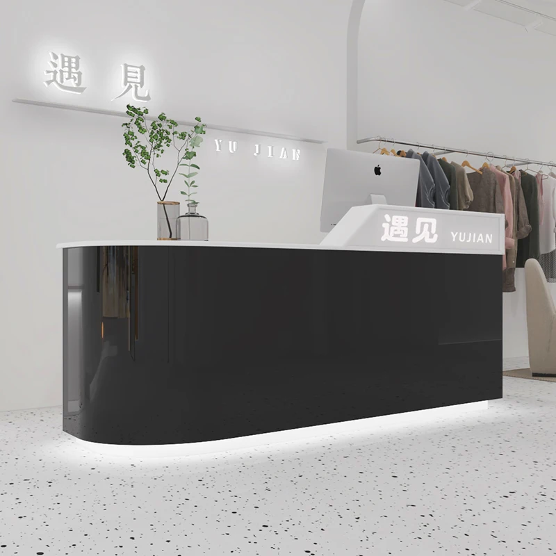 custom.Fashion Design Retail Checkout Counter Fixture Shop Fitting Cashier Desk/Silver Checkout Counter Store Retail Counte